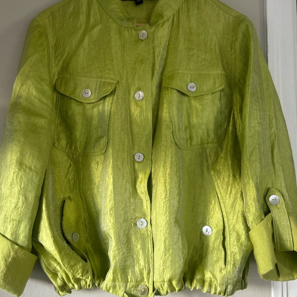 Linden Lime Utility Jacket for Women